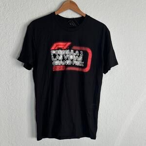 NEW Formula 1 Las Vegas Grand Prix 2023 Black Graphic T-Shirt Men’s Auto Racing